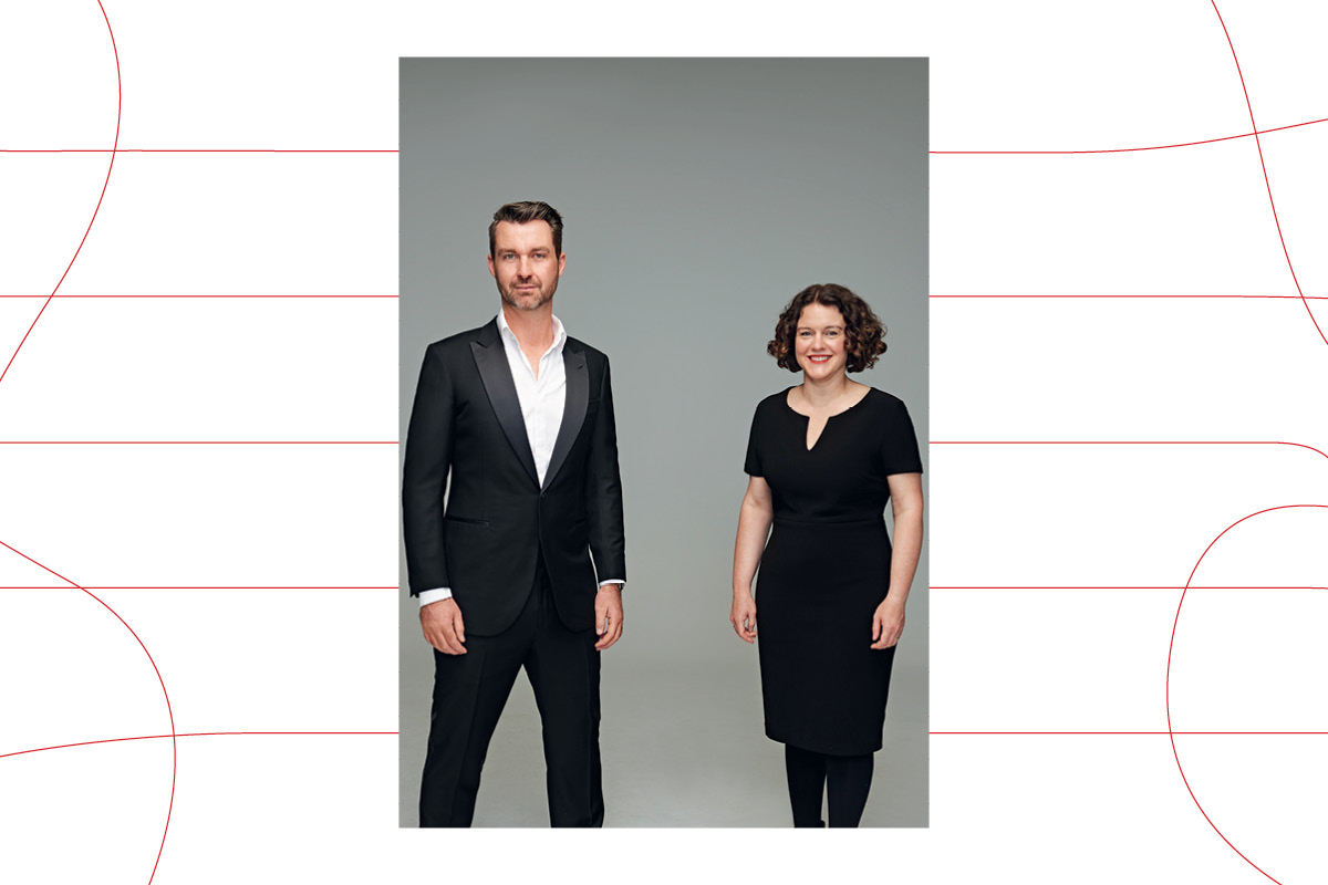 Chris Howlett and Adele Schonhardt, co-directors of Melbourne Digital Concert Hall, voted People's Choice for Limelight Australian Artist of the Year
