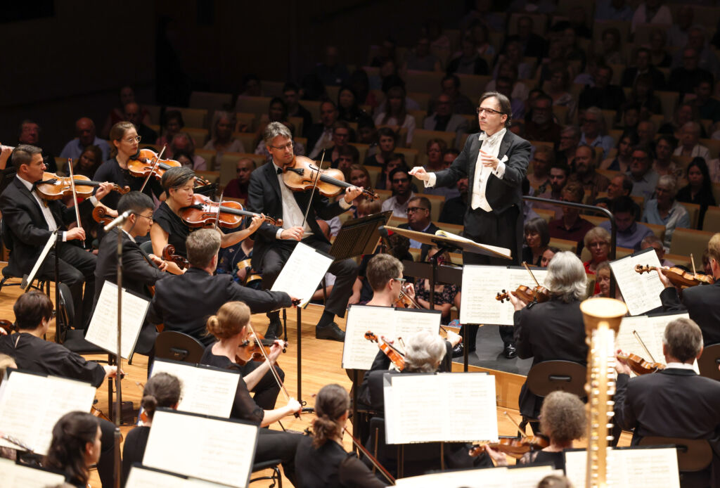 Conductor Umberto Clerici leads the Queensland Symphony Orchestra in its 2021 Season Closing Gala.