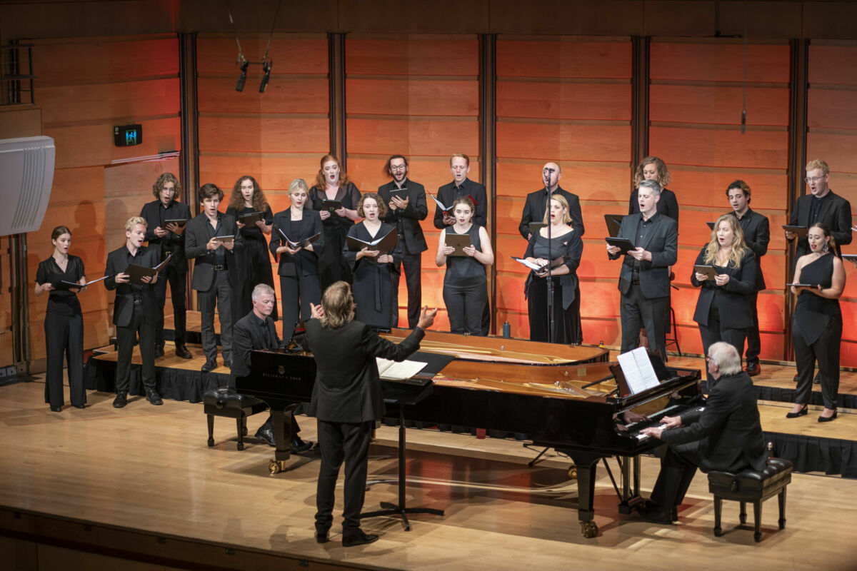 The Song Company perform Brahms' Ein Deutsches Requiem at City Recital Hall, Sydney, 19 February 2022.