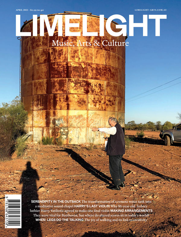 Cover of Limelight's April 2022 magazine
