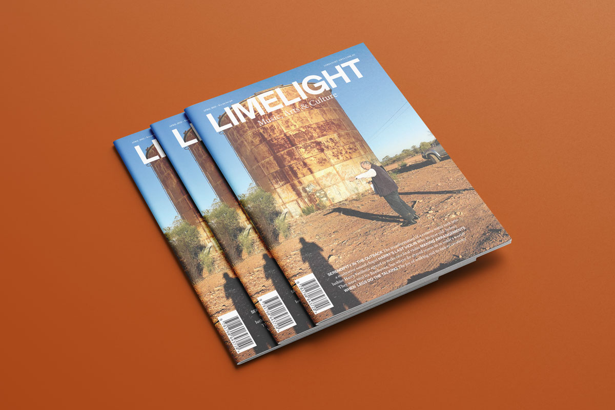Cover of Limelight's April 2022 issue