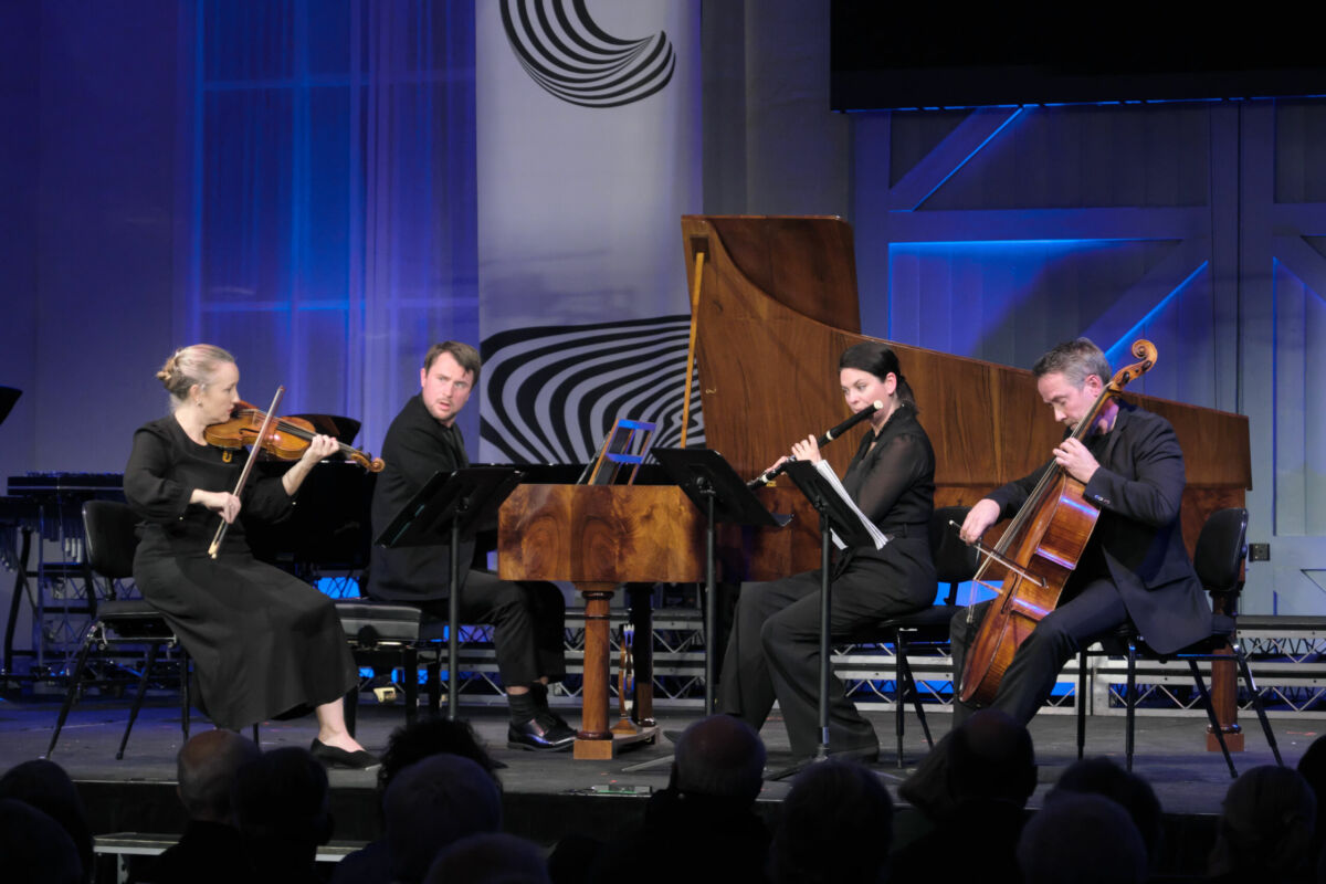 The Australian Haydn Ensemble perform during The Last Mile, the final concert of the 2022 Canberra International Music Festival. Photo © Peter Hislop.