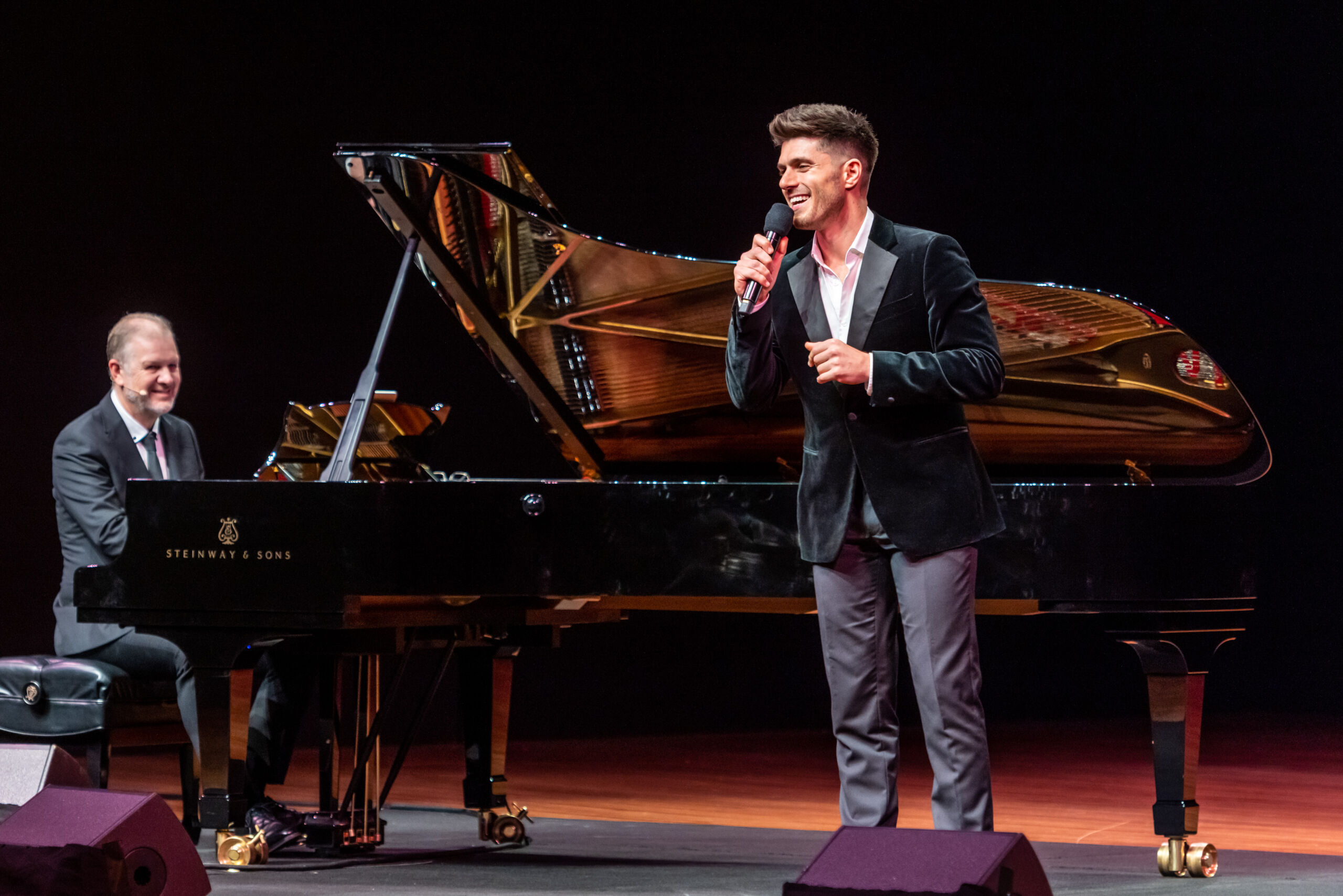 Teddy Tahu-Rhodes, Josh Piterman and Guy Noble in Concert at Concert Hall, QPAC, Brisbane, 7 May 2022. 